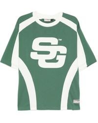 SUMMER GAMES - Panelled Logo T-Shirt - Lyst