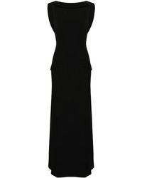 Alberta Ferretti - ラッフル マキシドレス - Lyst