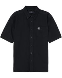 Fred Perry - Logo-Detail Pocket Shirt - Lyst
