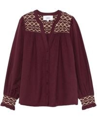Ba&sh - Besticktes Samantha Hemd - Lyst