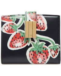 Bally - Ollam Strawberry-print Leather Wallet - Lyst
