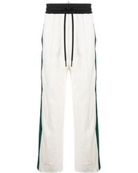 Moncler - Side-Stripe Cotton Track Pants - Lyst