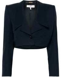 Chloé - Blazer Monopetto Crop - Lyst