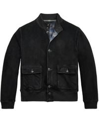 RRL - Bomberjacke Aus Wildleder - Lyst