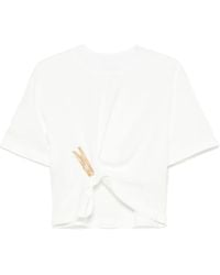 Moschino - Clothes Peg-Patch T-Shirt - Lyst