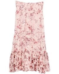 Alice + Olivia - Printed Maxi Skirt - Lyst