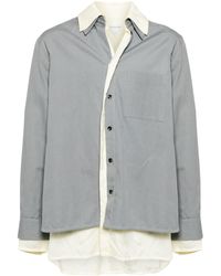 Bottega Veneta - Layered Long-sleeve Shirt - Lyst