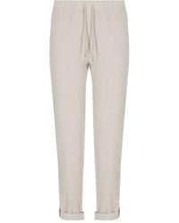 Panicale - Pantaloni Affusolati Con Coulisse - Lyst