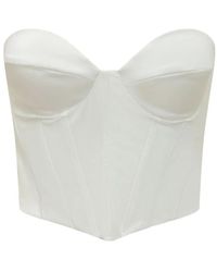 ACTUALEE - Strapless Bustier Top - Lyst