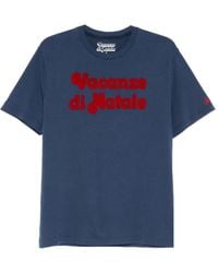 Mc2 Saint Barth - T-Shirt mit beflocktem Logo - Lyst