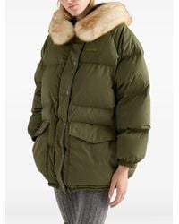 Prada - Chaqueta Con Capucha Y Bolsillo De Parche - Lyst