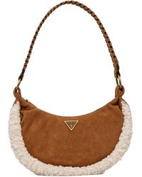 Guess - Amita Suede Tote Bag - Lyst