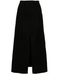 Ermanno Scervino - Felted A-Line Midi Skirt - Lyst