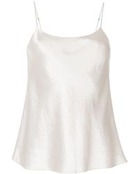 Vince - Flowing Blouse With Adjustable Straps - Lyst