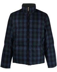 Thom Browne - Reversible Wool And Cashmere Check Down Jacket - Lyst