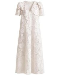 Gemy Maalouf - Floral Midi Dress - Lyst