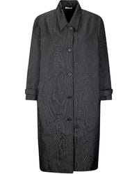 #MSM - Textured Buttoned Trench Coat - Lyst