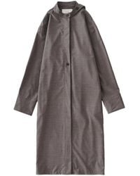 Studio Nicholson - Wheeler Extended-Collar Midi Dress - Lyst