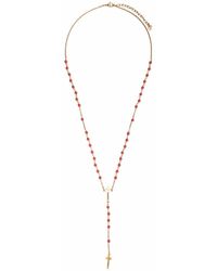 DSquared² Halskette mit Kreuzanhänger - Mettallic