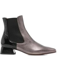Chie Mihara - Helix Pointed-Toe Block-Heel Boots - Lyst