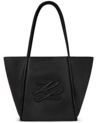 KARL LAGERFELD - Sac Porté Épaule K/Autograph Médium - Lyst