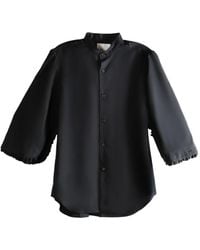 Noir Kei Ninomiya - Oberteil mit Rüschenärmeln - Lyst