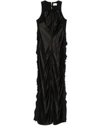 Haikure - Frayed Midi Dress - Lyst