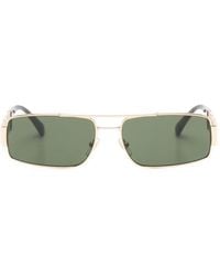Versace - Lunettes De Soleil À Monture Rectangulaire - Lyst
