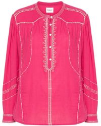 Isabel Marant - Pelson Embroidered-detailing Blouse - Lyst
