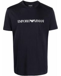 Emporio Armani - T-shirt à logo imprimé - Lyst