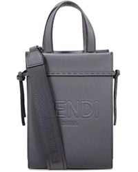Fendi - Logo-Embossed Tote Bag - Lyst