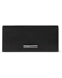 Longchamp - Le Roseau Textured Leather Continental Wallet - Lyst