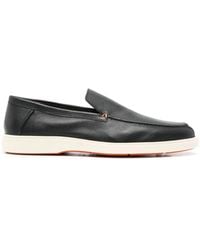 Santoni - Leather Loafers - Lyst