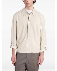 Salvatore Santoro - Suede-Finish Shirt Jacket - Lyst