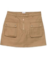 CASABLANCA - Flap-Pocket Mini Skirt - Lyst