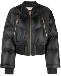 MICHAEL Michael Kors - Quilted Bomber - Lyst