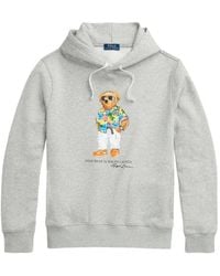 Polo Ralph Lauren - Polo Bear Graphic-Print Hoodie - Lyst