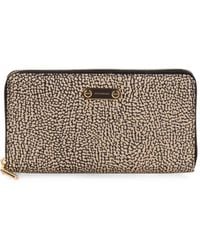 Borbonese - Portafoglio Con Zip - Lyst