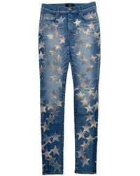 Amiri - Star-Patch Jeans - Lyst