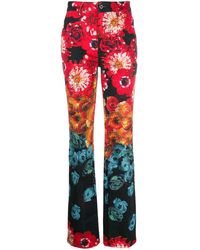 Just Cavalli Jeans svasati a fiori - Rosso