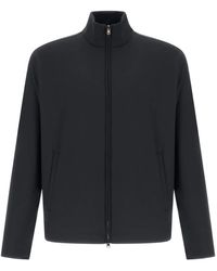 Herno - High-Neck Zip-Up Jacket - Lyst