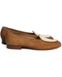 Fortela - Hampton Suede Slippers - Lyst