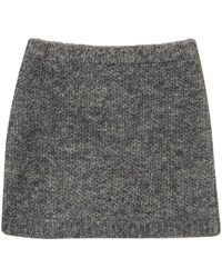 Twinset - Bouclé Mini Skirt - Lyst