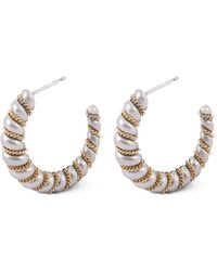 NORMA JEWELLERY - Lynx Twist Hoop Earrings - Lyst