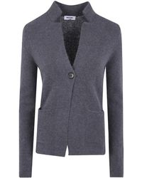 Base London - Alpaca-Knit Single-Button Cardigan - Lyst