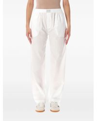 Sporty & Rich - Jean Droit À Patch Logo - Lyst