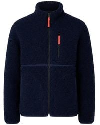 Paul Smith - Veste Zippée En Polaire Sherpa Marine - Lyst