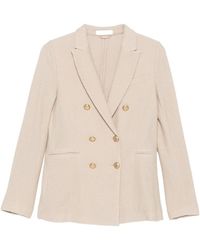 Circolo 1901 - Double-Breasted Wool Blazer - Lyst
