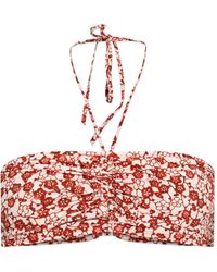 Isabel Marant - Haut De Bikini Salma À Fleurs - Lyst