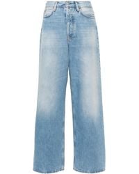 Acne Studios - Vaqueros Anchos De Talle Alto - Lyst
